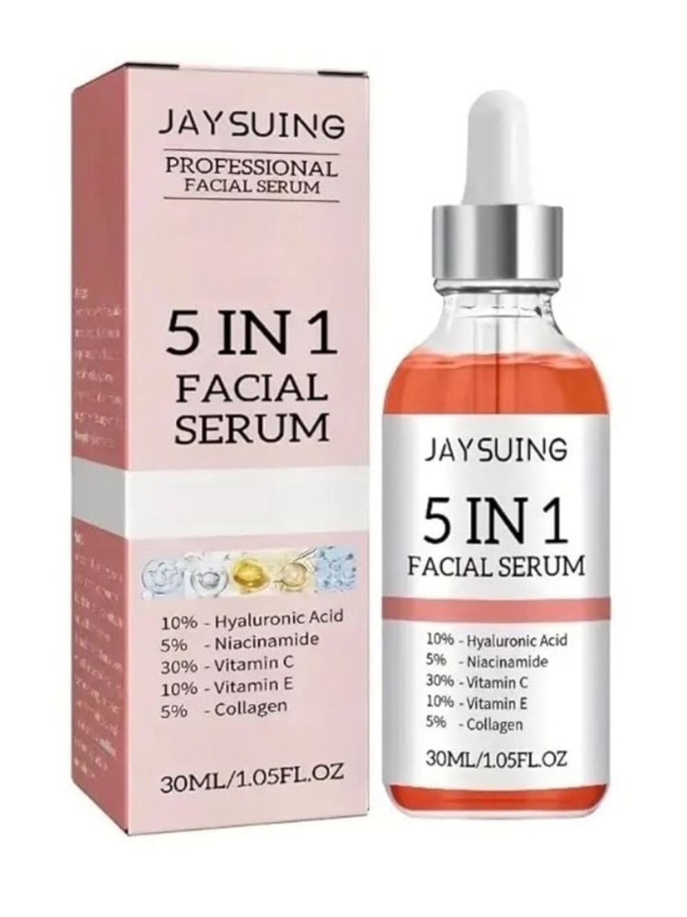Jaysuing 5-in-1 Facial Serum 1.05fl oz (3 bottles)